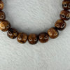 Natural Hainan Huang Huali Rosewood Beads Bracelet 天然海南黄花梨手链 11.18g 17cm 10.9mm 20 Beads - Huangs Jadeite and Jewelry Pte Ltd