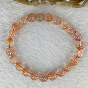 Natural Ferruginous Quartz Bracelet 17.08g 15cm 8.3mm 23 Beads - Huangs Jadeite and Jewelry Pte Ltd