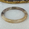 Transparent Purple Peach Yellow Quartzite Jade Bangle 天山水沫玉手镯 Inner Diameter 59.6mm 29.96g 8.4 by 8.4mm