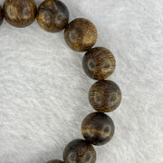 Natural Wild Vietnam Black Kynam Qi Nan Chen Xiang Mu Agarwood Beads Bracelet (Sinking Type 沉水) 天然野生越南黑奇南沉香珠手链 13.44g 17.5cm 12.2 mm 17 Beads - Huangs Jadeite and Jewelry Pte Ltd