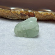 Type A Faint Green Jadeite Rabbit Pendant 7.18g 20.7 by 14.8 by 12.2mm - Huangs Jadeite and Jewelry Pte Ltd