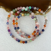 Natural Mixed Quartz Bracelet 天然多宝多圈手链手串 20.60g 5.4mm 105 Beads - Huangs Jadeite and Jewelry Pte Ltd