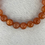 Good Grade Natural Sunstone, Heliolite and Aventurine Feldapar Beads Bracelet 天然金太阳日光石珠手链 24.39g 16cm 9.8 mm 20 Beads - Huangs Jadeite and Jewelry Pte Ltd