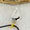 Natural Clear Quartz Pendent Necklace 5.19g 24.5 by 9.9 by 9.3mm