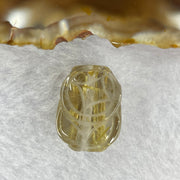 Good Grade Natural Golden Shun Fa Rutilated Quartz Pixiu Charm for Bracelet 天然金顺发水晶貔貅 4.77g 18.8 by 13.9 by 10.7mm - Huangs Jadeite and Jewelry Pte Ltd