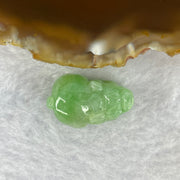 Type A Bright Green Jadeite Pixiu Pendent A货辣绿色翡翠貔貅牌 9.14g 23.8 by 15.6 by 13.4 mm - Huangs Jadeite and Jewelry Pte Ltd