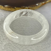 Natural Clear Quartz Bangle 57.22g 15.1 by 10.7 mm Inner Diameter 54.8mm - Huangs Jadeite and Jewelry Pte Ltd