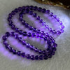 Good Grade Natural Amethyst Necklace 39.71g 52cm 7.3 by 79 Beads