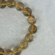 Natural Golden Rutilated Quartz Beads 天然金发水晶手链 39.06g 18cm 11.8mm 18 Beads - Huangs Jadeite and Jewelry Pte Ltd