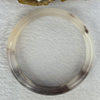 Transparent Grey with Yellow Quartzite Jade Bangle 天山玉手镯 Internal Diameter 62.1mm 46.57mm 14.8 by 7.5mm