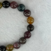 Good Grade Natural Tourmaline Beads Bracelet 好的天然碧玺珠手链 28.66g 16.5cm 9.9mm 20 Beads - Huangs Jadeite and Jewelry Pte Ltd