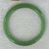 Transparent Green Quartzite Jade Bangle 天山玉手镯 Internal Diameter 59.5mm 27.39g 8.3 by 8.3mm