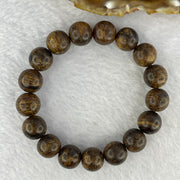 Natural Wild Vietnam Black Kynam Qi Nan Chen Xiang Mu Agarwood Beads Bracelet (Sinking Type 沉水) 天然野生越南黑奇南沉香珠手链 13.44g 17.5cm 12.2 mm 17 Beads - Huangs Jadeite and Jewelry Pte Ltd