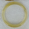 Transparent Yellow Quartzite Jade Bangle 天山玉手镯 Internal Diameter 62.0mm 33.28g 9.3 by 8.3mm