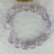 Natural Super 7 Amethyst Beads Bracelet 天然紫超七手链 43.09g 18cm 12.4mm 17 Beads - Huangs Jadeite and Jewelry Pte Ltd