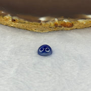 Natural Blue Sapphire Cabochon 4.51ct 9.1 by 7.4 by 5.9mm - Huangs Jadeite and Jewelry Pte Ltd