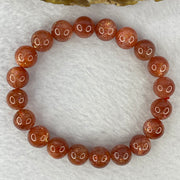 Good Grade Natural Sunstone, Heliolite and Aventurine Feldapar Beads Bracelet 天然金太阳日光石珠手链 24.65g 16cm 9.9 mm 20 Beads - Huangs Jadeite and Jewelry Pte Ltd