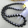 Natural Dark Matt Amber Beads Necklace 特一 31.52g 50cm 7.2 - 15.0mm 51 Beads