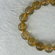 Natural Golden Rutilated Quartz Beads 天然金发水晶手链 41.16g 17.5mm 12.3mm 17 Beads - Huangs Jadeite and Jewelry Pte Ltd