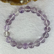 Natural Super 7 Amethyst Beads Bracelet 天然紫超七手链 24.90g 16cm 9.8mm 20 Beads - Huangs Jadeite and Jewelry Pte Ltd