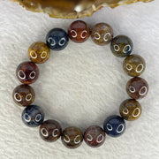 Natural Petersite Peterstone Bracelet 52.55g 13.7mm 15 Beads - Huangs Jadeite and Jewelry Pte Ltd