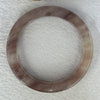 Transparent Purple Quartzite Jade Bangle 天山玉手镯 Internal Diameter 63.9mm 81.99g 13.6 by 11.0mm