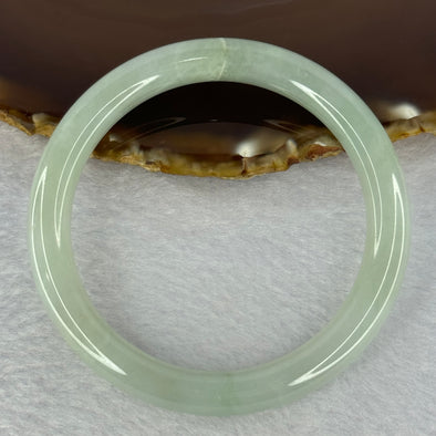 Type A Light Green Jadeite Bangle 40.27g Internal Diameter 56.6mm 8.9 by 8.5mm (External Line)