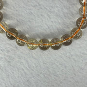 Natural Golden Rutilated Quartz Beads 天然金发水晶手链 17.65g 15cm 8.4mm 23 Beads - Huangs Jadeite and Jewelry Pte Ltd