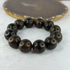 Natural Rosewood Beads Bracelet 53.10g 20cm 20.2mm 12 Beads - Huangs Jadeite and Jewelry Pte Ltd