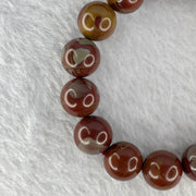 Australian Red Picture Jasper (Noreena Jasper) Bracelet 39.36g 11.9 mm 16 Beads - Huangs Jadeite and Jewelry Pte Ltd