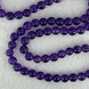 Good Grade Natural Amethyst Necklace 40.42g 54cm 7.3mm 79 Beads