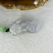 Type A Lavender Jadeite Pixiu Pendent 15.82g 32.2 by 14.8 by 15.1mm - Huangs Jadeite and Jewelry Pte Ltd