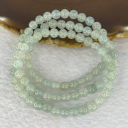 Rare High Icy Type A Sky Blue Beads Necklace 6.2mm 88 Beads 33.17g - Huangs Jadeite and Jewelry Pte Ltd