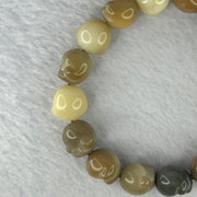 Natural Mixed Color Bodhi Beads in Paw Bracelet 20.26g 17cm 12.8mm 16 Beads - Huangs Jadeite and Jewelry Pte Ltd