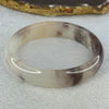 Transparent Grey with Yellow Quartzite Jade Bangle 天山玉手镯 Internal Diameter 62.1mm 46.57mm 14.8 by 7.5mm