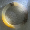 Transparent Purple White Yellow Quartzite Jade Bangle 天山玉手镯 56.3mm 39.75g 9.6 by 9.6mm