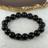 Rare Natural Lighting Strike Yabai Beads Bracelet 罕见天然雷击崖柏手链 11.37g 17.5cm 12.0mm 17 Beads - Huangs Jadeite and Jewelry Pte Ltd