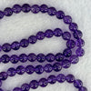 Good Grade Natural Amethyst Necklace 40.44g 52cm 7.3mm 79 Beads