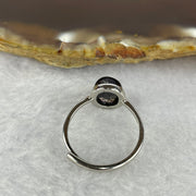 Good Grade Natural Super 7 Crystal in 925 Sliver Ring (Adjustable Size) 天然超级七水晶 925 银戒指（可调节尺寸) 1.83g 8.8 by 7.1 4.7mm - Huangs Jadeite and Jewelry Pte Ltd