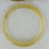 Transparent Yellow Quartzite Jade Bangle 天山玉手镯 Internal Diameter 62.0mm 33.28g 9.3 by 8.3mm