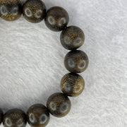 Natural Old Wild Malaysia Agarwood Bracelet (Sinking Type) 天然老野生马来西亚沉香手链 24.27g 19cm 14.0mm 16 Beads - Huangs Jadeite and Jewelry Pte Ltd