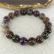 Natural Auralite Crystal Bracelet 极光手链 35.43g 11.4 mm 18 Beads - Huangs Jadeite and Jewelry Pte Ltd