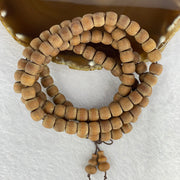 Natural Wild Australian Sandalwood 檀香 Beads Necklace 59.05g  9.8 mm 111 Beads 2 Hulu Beads - Huangs Jadeite and Jewelry Pte Ltd