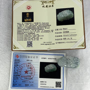 Grand Master Deep Intense Sky Blue Jadeite Pixiu 82.04g 50.6 by 25.7 by 29.2mm - Huangs Jadeite and Jewelry Pte Ltd