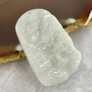 Type A White Lavender Jadeite Shan Shui 12.05g 26.6 by 40.3 by 5.6mm - Huangs Jadeite and Jewelry Pte Ltd