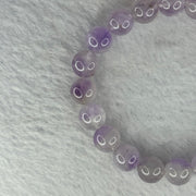 Natural Super 7 Amethyst Beads Bracelet 天然紫超七手链 25.25g 16.5cm 9.8mm 20 Beads - Huangs Jadeite and Jewelry Pte Ltd