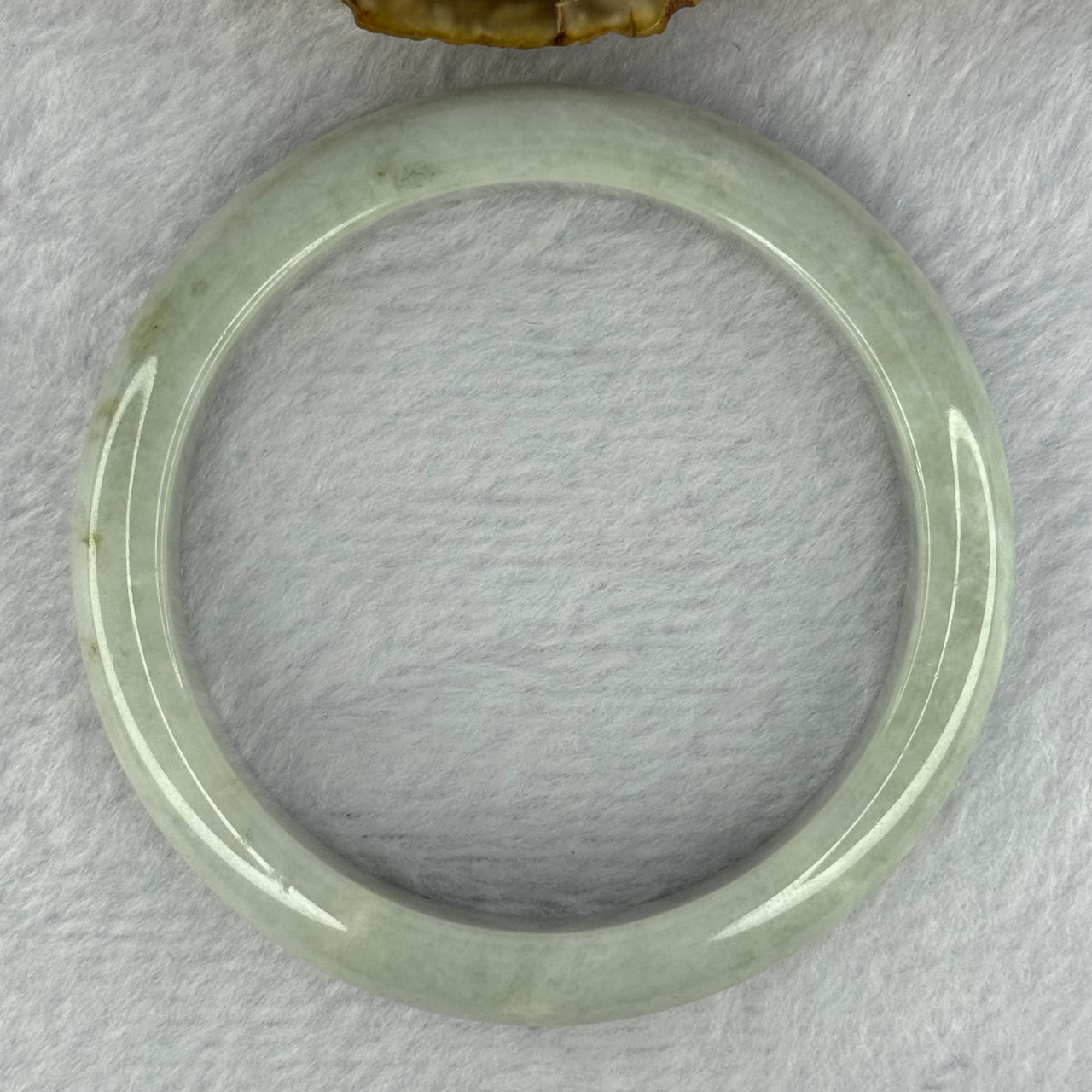 Type A Light Blueish Green Jadeite Bangle 60.01g Internal Diameter 60.1mm 12.4 by 18.3mm (Close to Perfect)