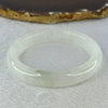 White with Green Piao Hua Quartzite Jade Bangle 天山玉手镯 Internal Diameter 57.8mm 44.10g 11.9 by 11.5mm