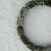 Natural Labradorite Bracelet 19.69g 15cm 11.9 by 7.7mm 15 Lulu Tong - Huangs Jadeite and Jewelry Pte Ltd