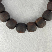 Natural Wild Hainan Jiang Zhen Xiang ( Acronychia Pedunculata) Beads Bracelet (Sinking Type) 天然野生海南降真香珠手链 20.75g 19cm / 13.3 mm 17 Beads - Huangs Jadeite and Jewelry Pte Ltd